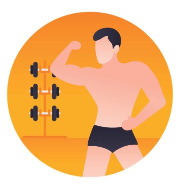 Vücut ve kas bina, fitness ve spor salonu