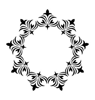 Line icon design of antique frame