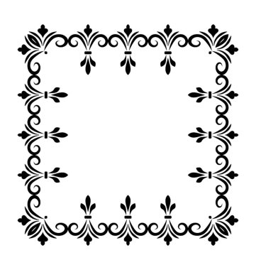 Satırı simgesi tasarım kare çerçeve