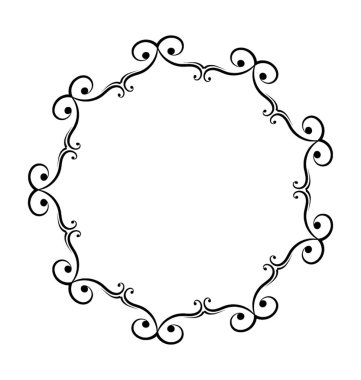 Satırı simgesi tasarım ayna çerçevesi