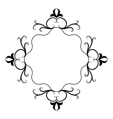 Bloom monogram satırı simgesi tasarım