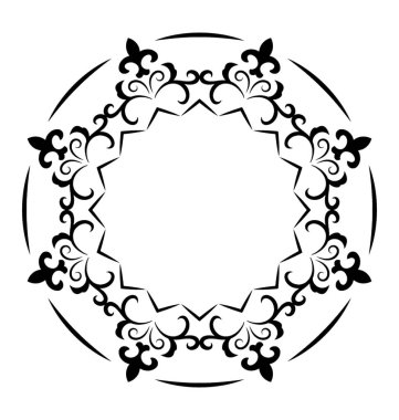 Satırı simgesi tasarım ayna çerçevesi