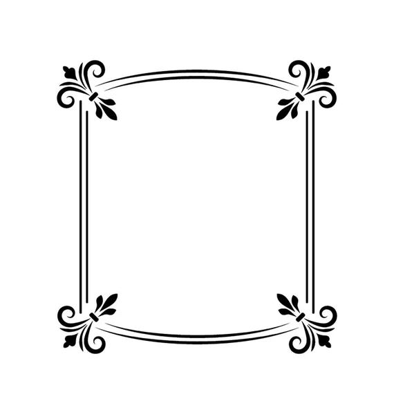 Diseño Icono Línea Monograma Bordado — Archivo Imágenes Vectoriales