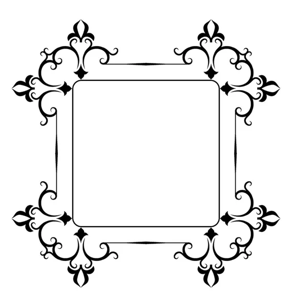 Frame Line Icon Design — Stock Vector