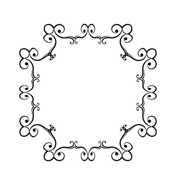 Bloom Monograma Línea Icono Diseño — Archivo Imágenes Vectoriales