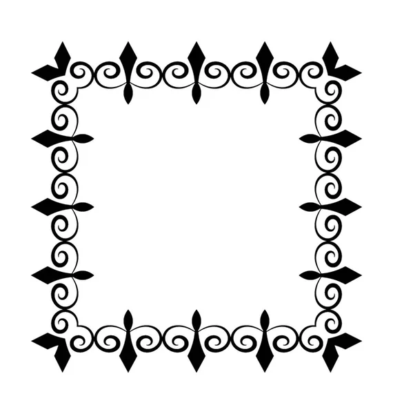 Diseño Icono Línea Monograma Bordado — Archivo Imágenes Vectoriales