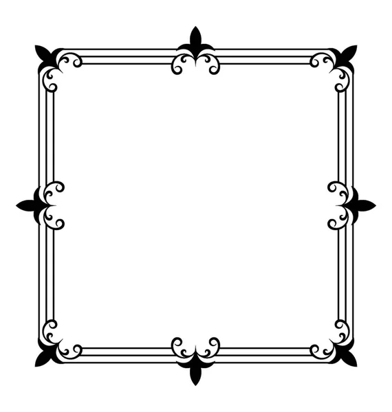 Frame Line Icon Design — Stockvektor