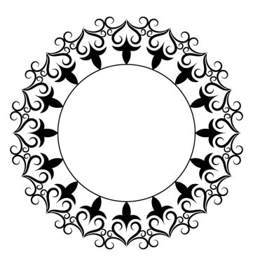 Satırı simgesi tasarım ayna çerçevesi