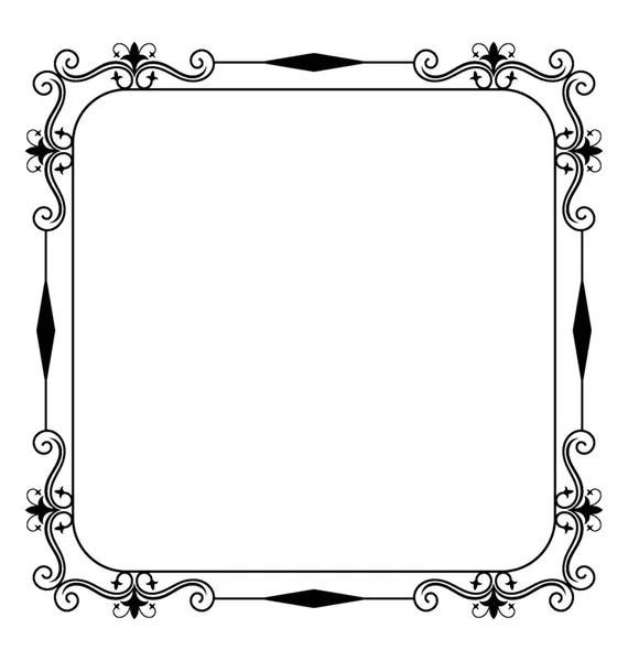 Line Icon Design Mirror Frame — Stock Vector