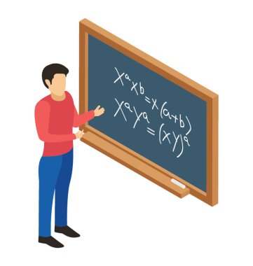 Düz simgesi tasarım matematik sınıfı