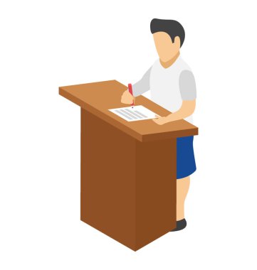 Hatip düz simgesi tasarım