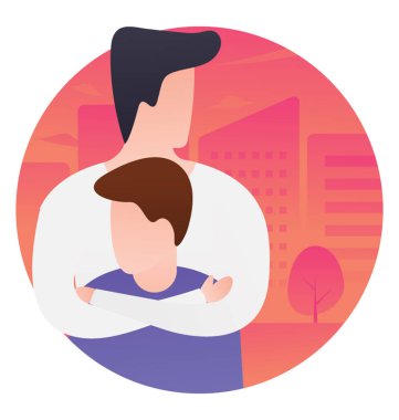 Düz simgesi tasarım baba