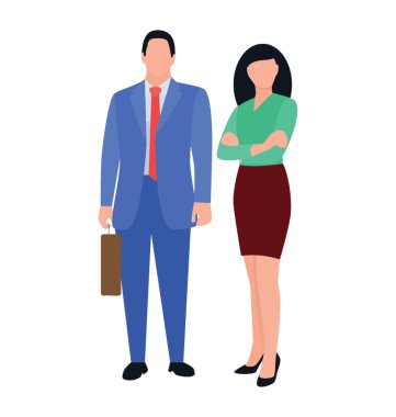 Ofis insanlar düz simgesi tasarım, office iş arkadaşları 