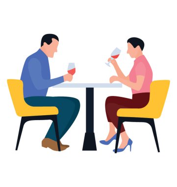 Öğle yemeği molası tasarımını düz simgesi 