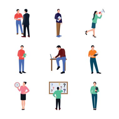 Çalışma birlikte ve bina inancı kendini için burada co insanlar düz simgeler paketi çalışma var. İzleyicinin tutun ve ilgili alanında kullanmak için bu paketi yaratıcılık çekiyor. 