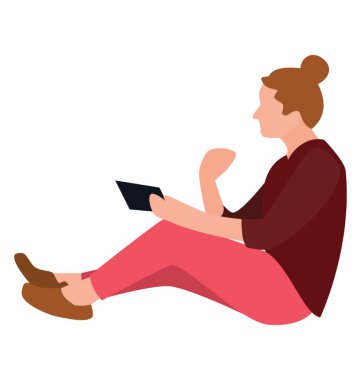 Park düz simgesi tasarım görünümünde çalışma 