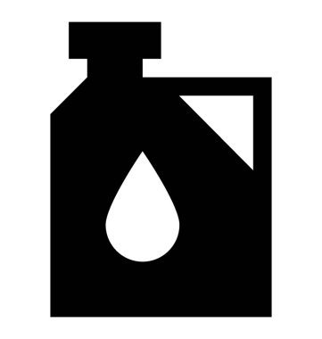 Yakıt kutusu glif simgesini 