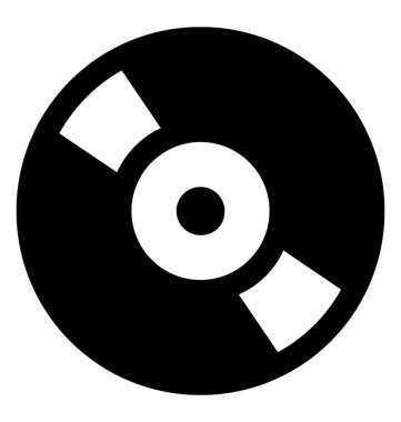 Disk sağlam vektör simgesi 