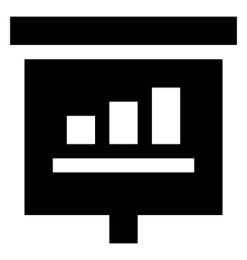 Sunu kurulu glif simgesi 