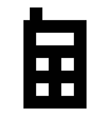 Walkie talkie glif simgesi 