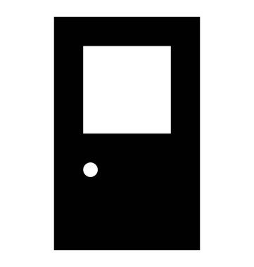 Dolap glif simge vektör