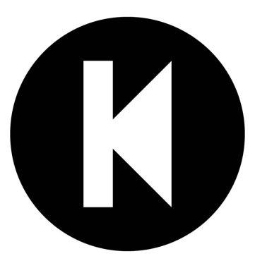 Duraklat düğmesi glif simgesi 