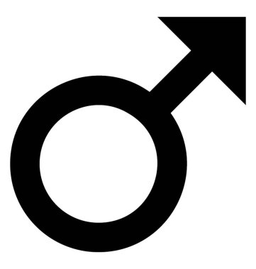 Seks / sembol glif cinsiyet simgesi 