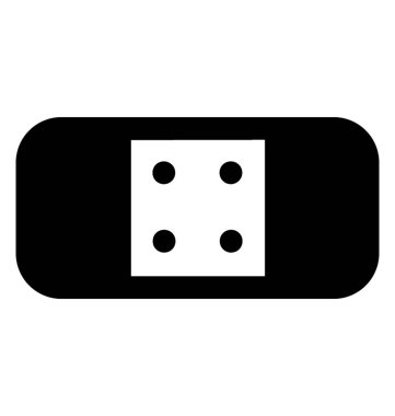 Tak soket katı simgesi 