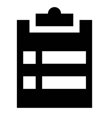 Pano glif simge vektör