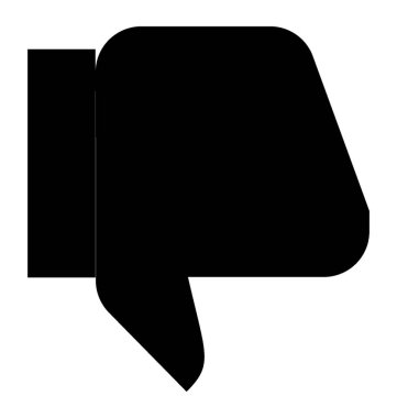 sevmediğim işareti, başparmak aşağı katı simgesi 