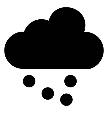 Damlacıkları, yağmur kavramı sağlam bir simge ile bulut