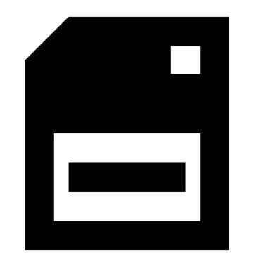 Harici depolama kartı, d kart vektör 