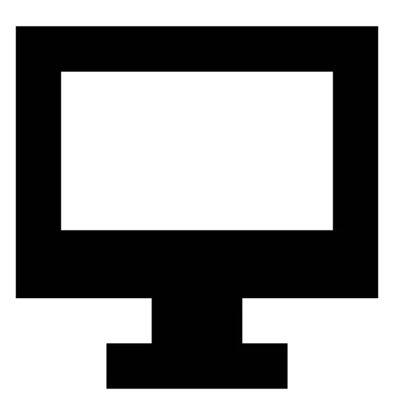 Ikonę Symbolu Ekranu Monitora — Wektor stockowy