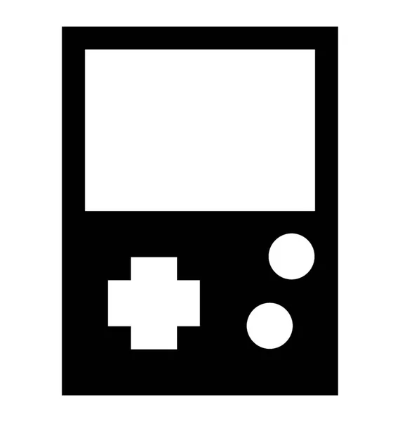 ビンテージ ゲームのグリフ アイコン — ストックベクタ