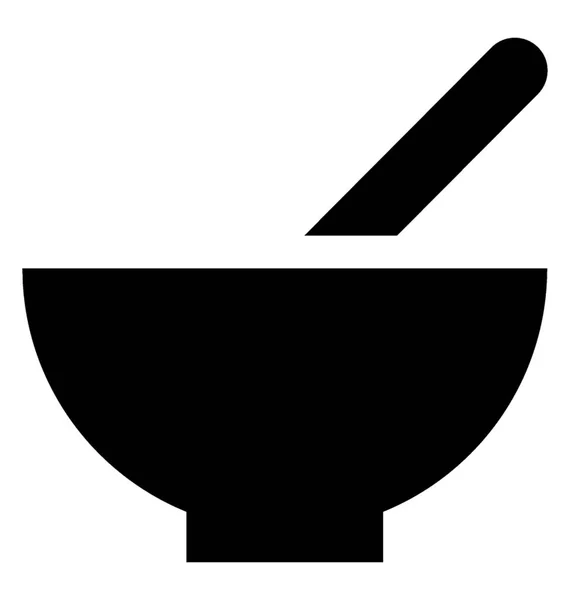 スープ ボウルのアイコン ベクトル — ストックベクタ