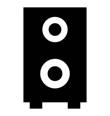 Peaker glif vektör, ses sistemi 