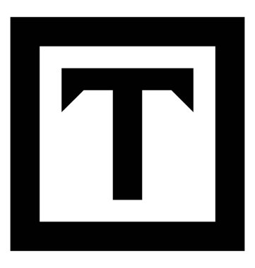 Metin sembol simge simge vektör