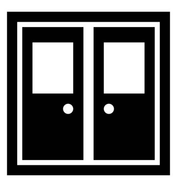 Dolap glif simge vektör