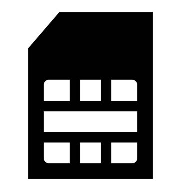 Harici depolama kartı, d kart vektör 