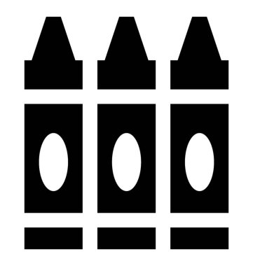 Çit glif simge vektör