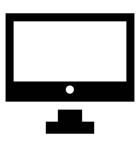 Ikonę Symbolu Ekranu Monitora — Wektor stockowy