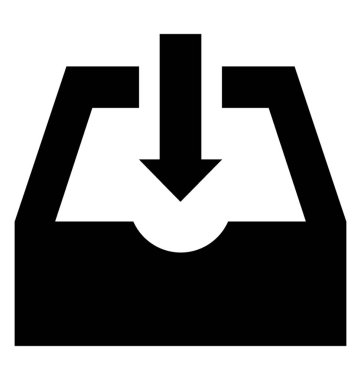 Office çekmece glif simgesini 