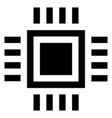 Veri depolama aygıtı, mikroçip simgesi 