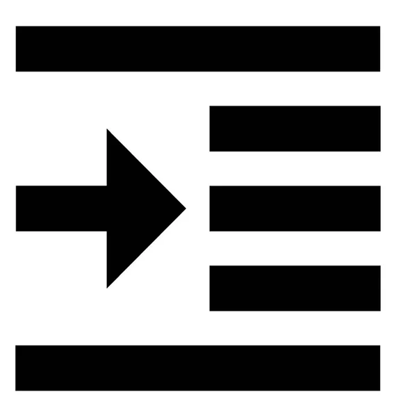Compression Arrow Glyph Icon — Stock Vector