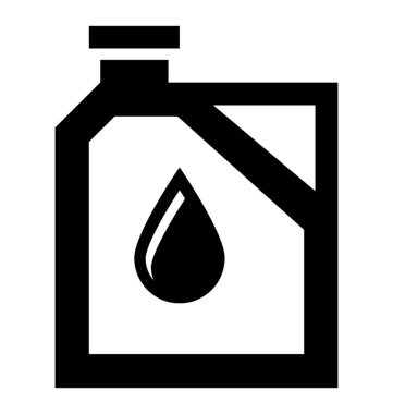 Yakıt kutusu glif simgesini 