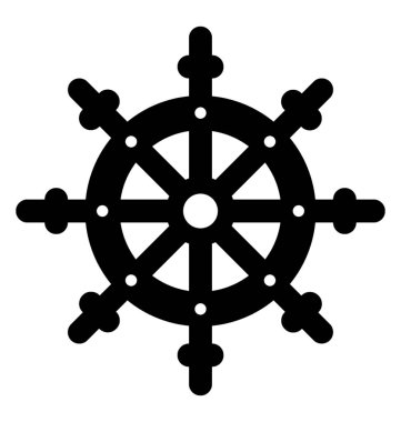 Deniz gemi donanımları, gemi dümen simgesi