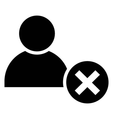 Durmak Kullanıcı veya kişi katı simgesini silmek