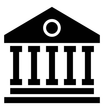 Banka Binası glif simgesi