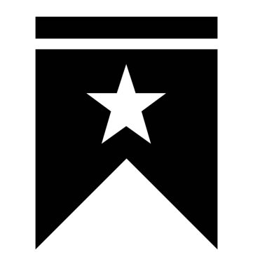 Yer imi glif vektör simgesi