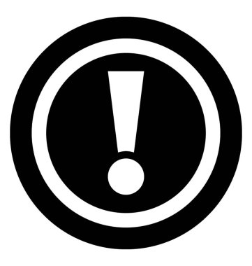 Bilgi simgesi katı bir vektör